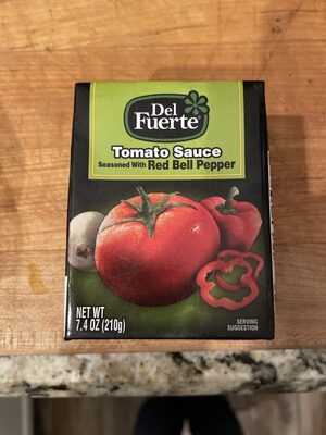 Tomato Sauce Seasoned With Red Bell Pepper