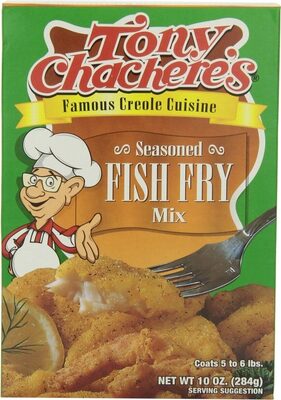 Tony chacheres mix fish fry seasoned