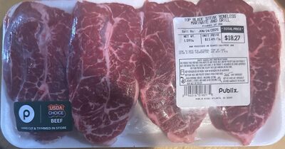 Top blade Steak boneless