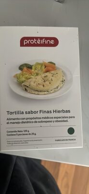 Tortilla sabor Finas Hierbas