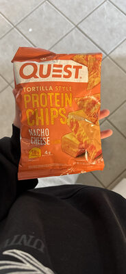 Tortilla Style Protein Chips Nacho Cheese Flavor