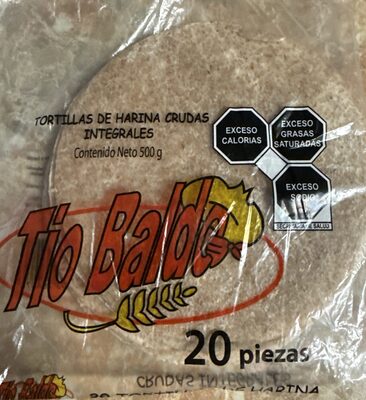 Tortillas De Harina Crudas Integrales