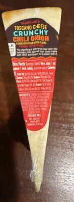 Toscano cheese, crunchy chili onion