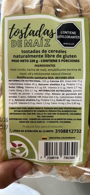 tostadas de cereales