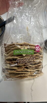 Tostadas Horneadas de Maiz Blanco