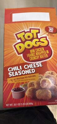 Tot Dogs Chili Cheese Seasoned