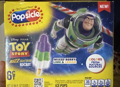 Toy Story Buzz Lightyear Rocket Mixed Berry Lime And Lemon