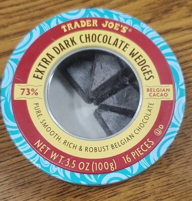 Trader Joe's extra dark chocolate wedges