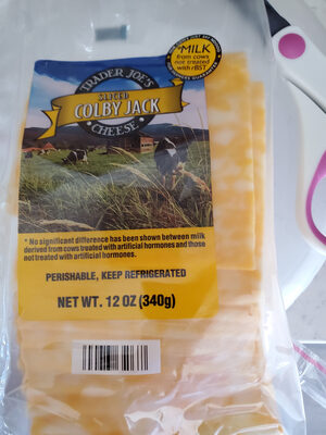 Trader Joe's sliced Colby Jack Cheese