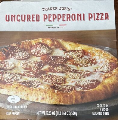 Trader Joe’s Uncured pepperoni Pizza