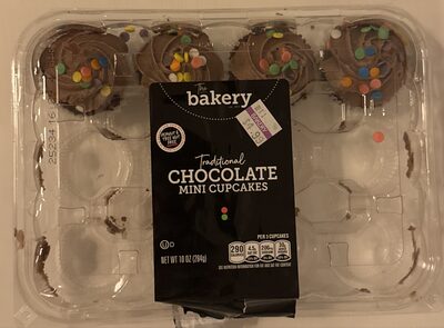 Traditional Chocolate Mini Cupcaka