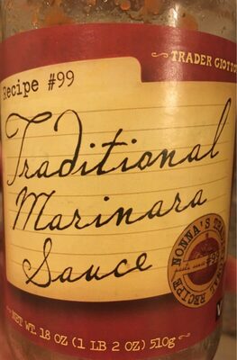 Traditional marinara sauce