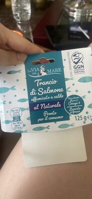 Trancio di Salmone affumicato a caldo al Naturale