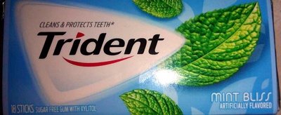 Trident gum mint bliss 1x18 pc