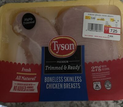 Trimmed And Ready Boneless Skinless Chicken Breasts