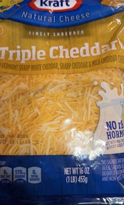 Triple cheese shredded