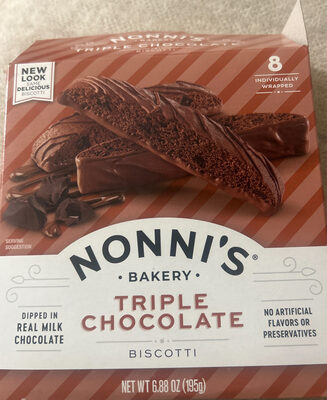 Triple chocolate biscotti