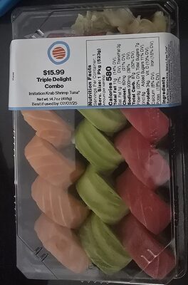 Triple Delight Combo Sushi playter