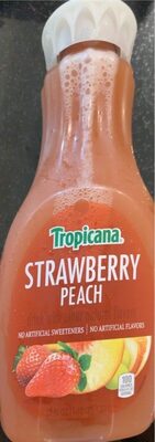 Trop straw peach Paradise drink