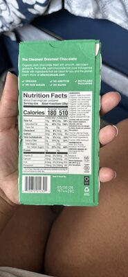 Truffle Thins Mint Crème Organic Dark Chocolate