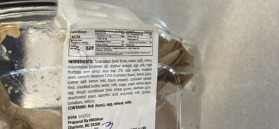 Tuna salad croissant