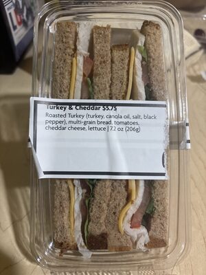 turkey and cheddar sandwich