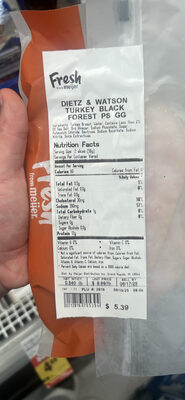 Turkey Black Forest PS GG