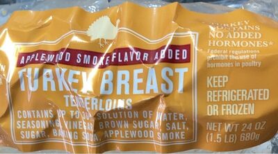 Turkey breast tenderloins applewood smoke