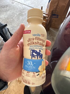 ultra-filtered milkshake