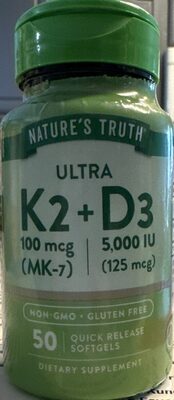 Ultra K2 + D3 Dietary Supplement