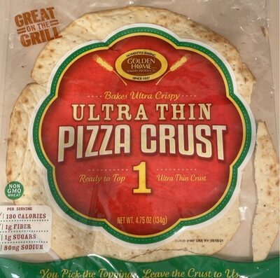 Ultra thin pizza crust