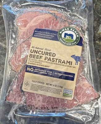 Uncured Beef Pastrami