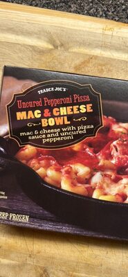 Uncured Pepperoni Pizza Mac & Cheese Bowl