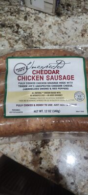 Unexpected cheddar chicken sausage