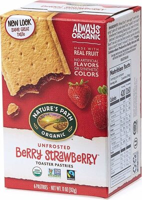 Unfrosted Berry Strawberry Toaster Pastries