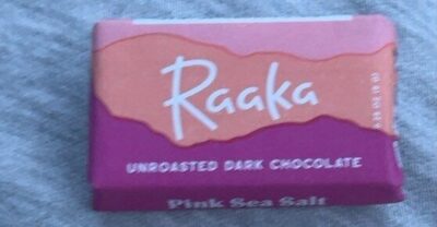 Unroasted dark chocolate