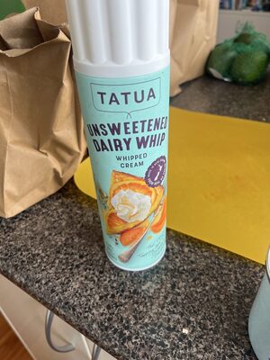 Unsweetened Dairy Whip Whipped Cream