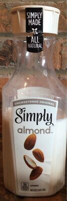 Unsweetened original almond milk
