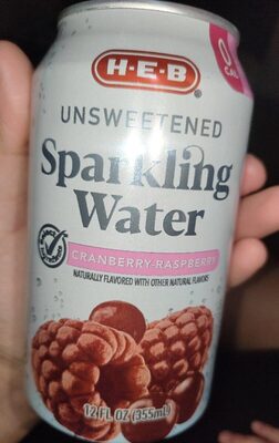 Unsweetened sparkling water