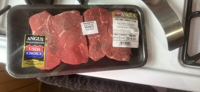 USDA Choice Angus Sirloin Tender Steak