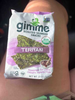Usda Organic Teriyaki Roasted Seaweed Snacks