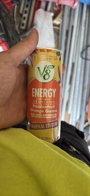 V8 Plus Energy Passionfruit Orange Guava
