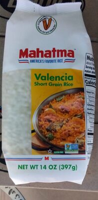 Valencia short grain rice
