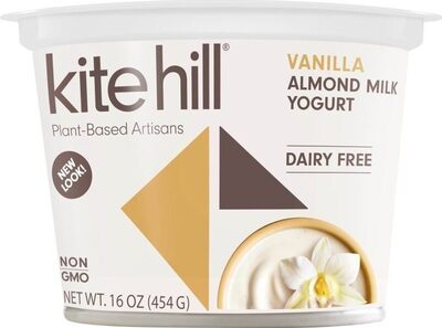 Vanilla almond milk yogurt