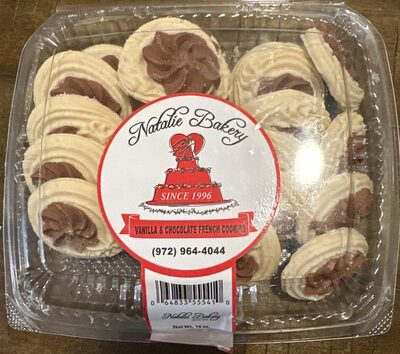 Vanilla And Chocolate French Cookies