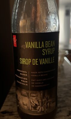 Vanilla bean syrup
