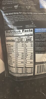 Vanilla Blueberry with Flax Seeds