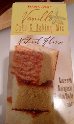 Vanilla cake and baking mix
