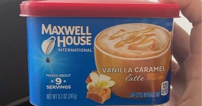 Vanilla caramel latte