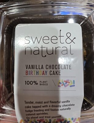 Vanilla Chocolate Birthday Cake